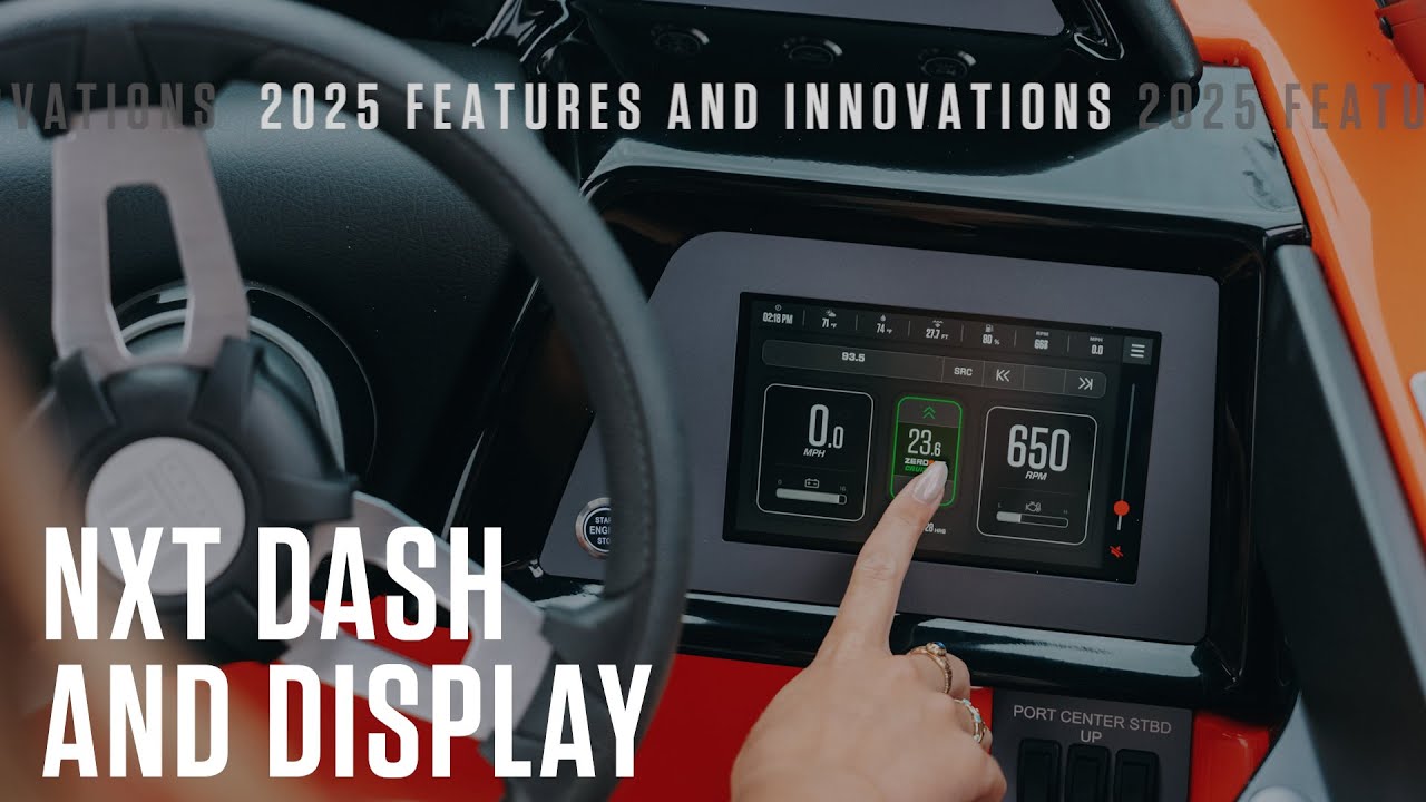 2025 MasterCraft Features & Innovations: NXT Dash and Display