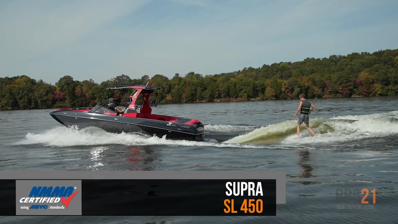 Supra SL 450 - 2021 Watersports Boat Buyers Guide